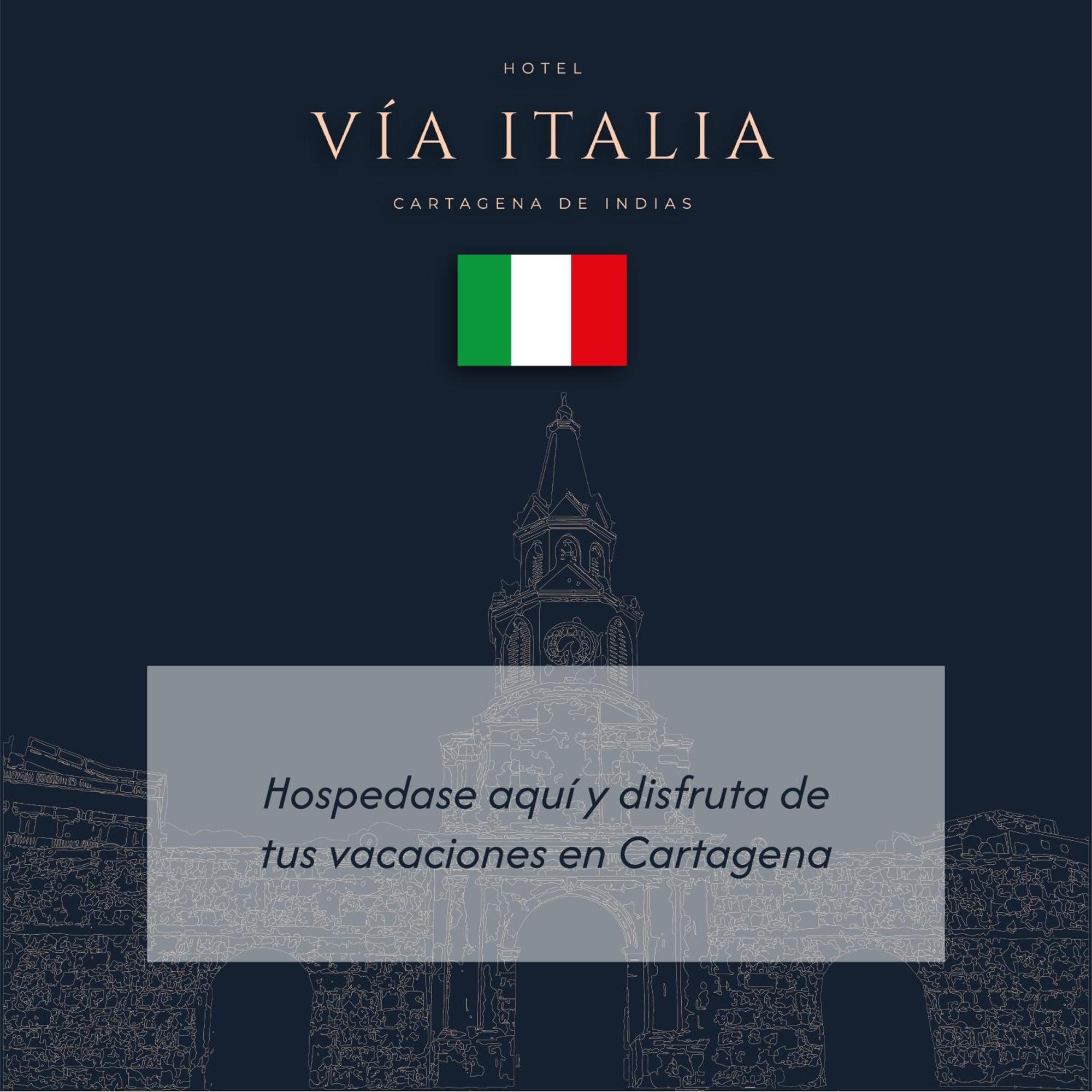 Casa Via Italia Hotel Cartagena Ngoại thất bức ảnh